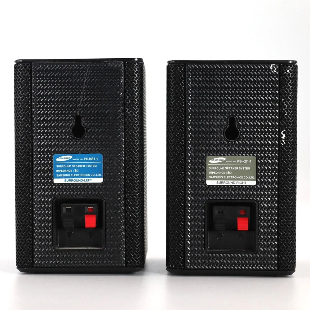 Samsung Surround Speakers PS-KS1-1 Pair Black Home Theater Wired Replacement